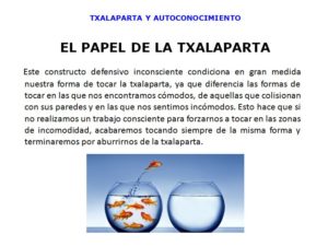 Nuestro esquema mental inconsciente condiciona nuestra manera de tocar la txalaparta